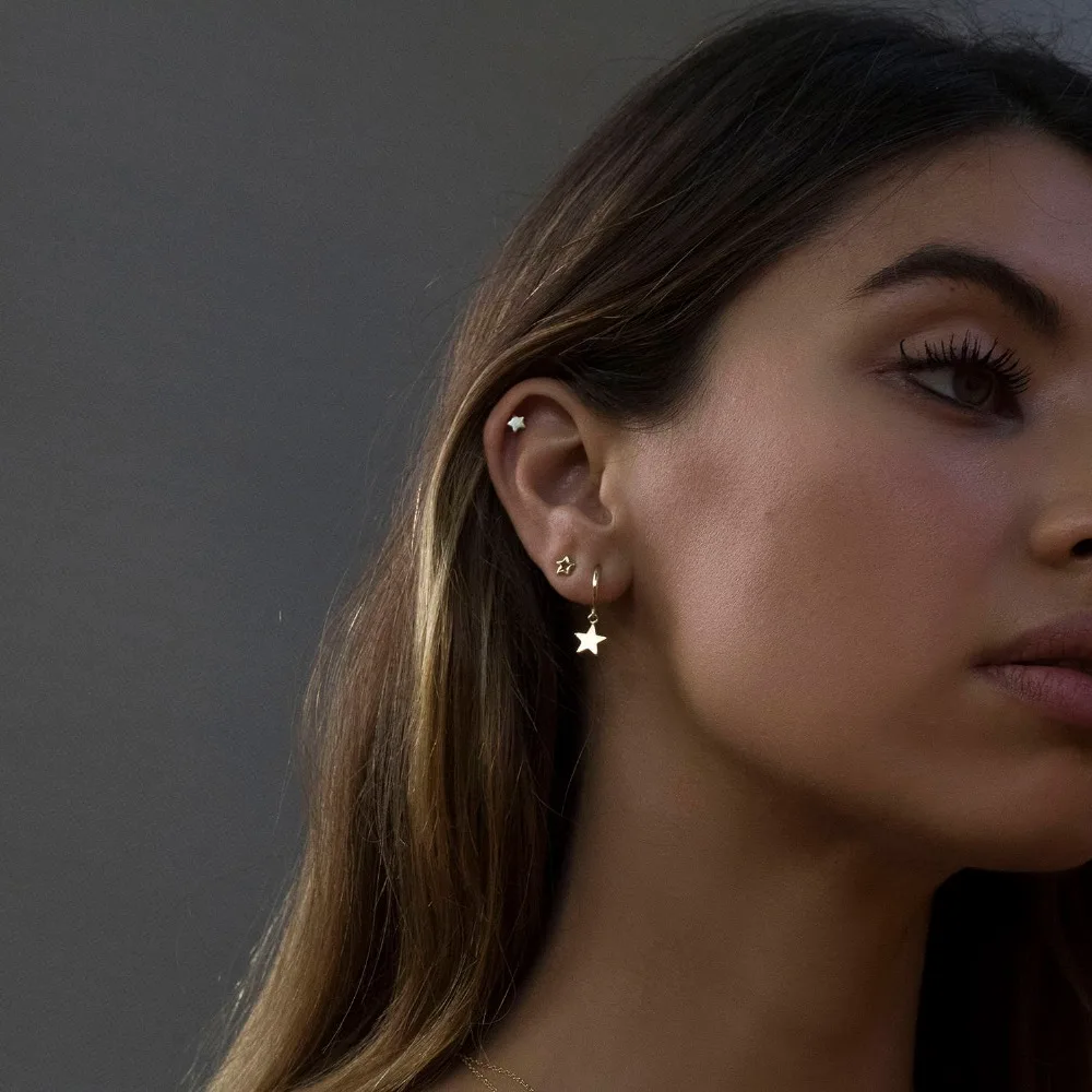 Женские серьги с кулоном и Пентакль|pendant earrings|pentacle earringearring female |