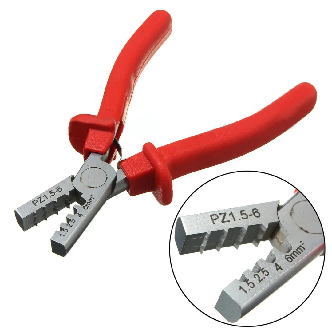 800pcs Cable Wire Terminal Connector with Hand Ferrule Crimper Plier Crimp Tool Kit Set AWG 10-23