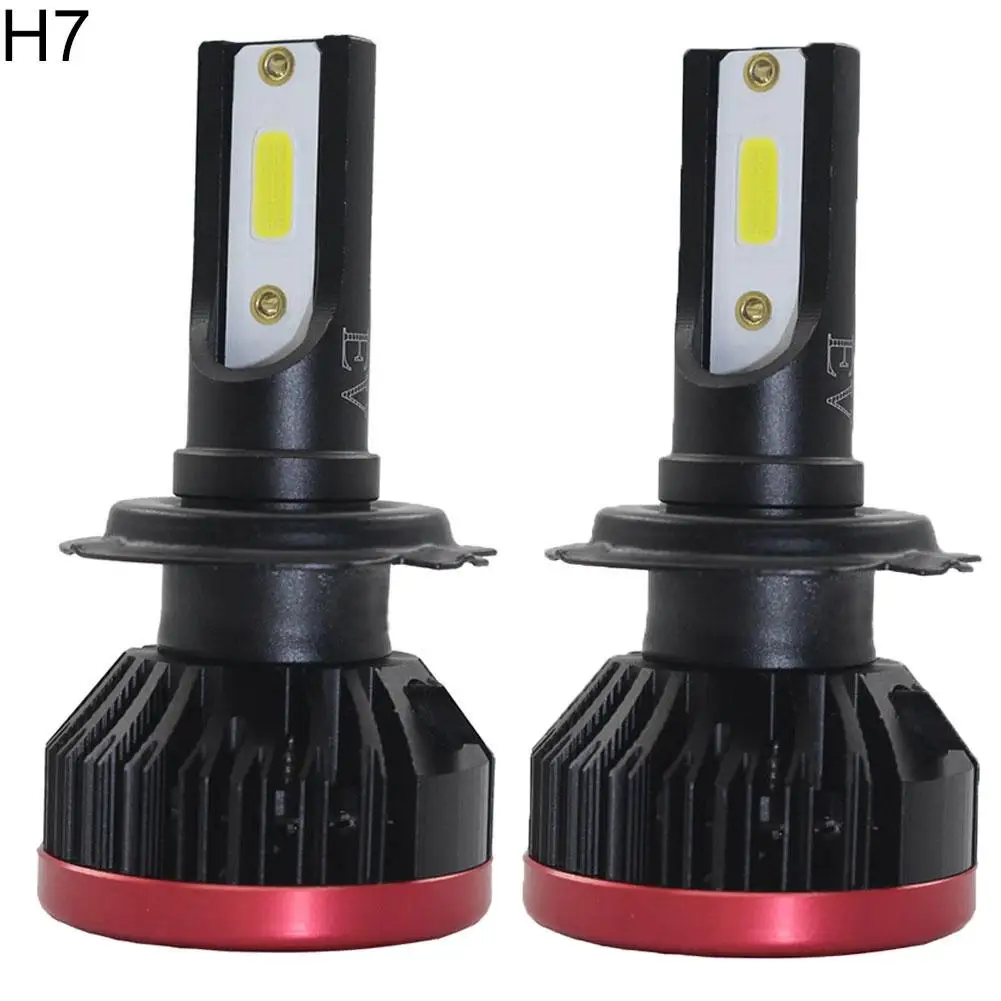 

2Pcs EV7 Mini H4 H7 LED Car 6500K Light Lamp Bulbs 9005/HB3 9006 H11 Headlight h7 led h7 h4 led h4 h7 h11 h3 led