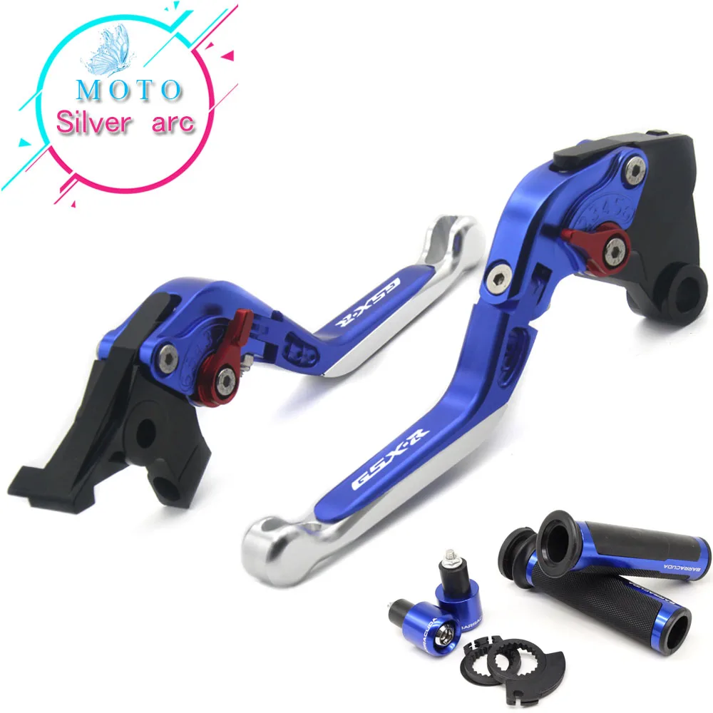 

New Combo CNC handle sets+Foldable Adjustable Brake Clutch Lever For suzuki GSXR600 GSXR750 2006-2010 GSXR1000 2005-2006 2007