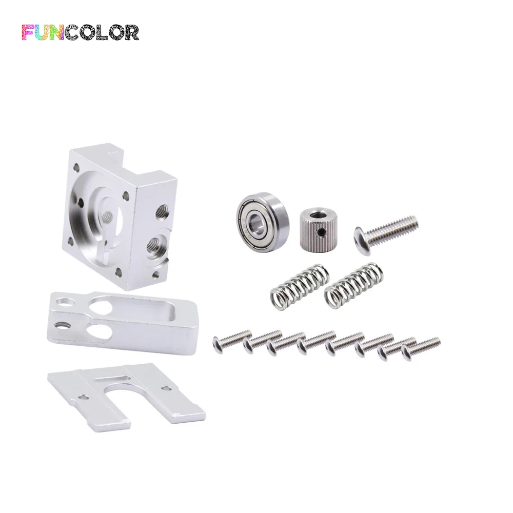 

2019 Funcolor Metal Bulldog Extruder for 1.75/3.0mm Compatible E3D J-head MK8 Extruder Remote Proximity for 3D Printer Parts