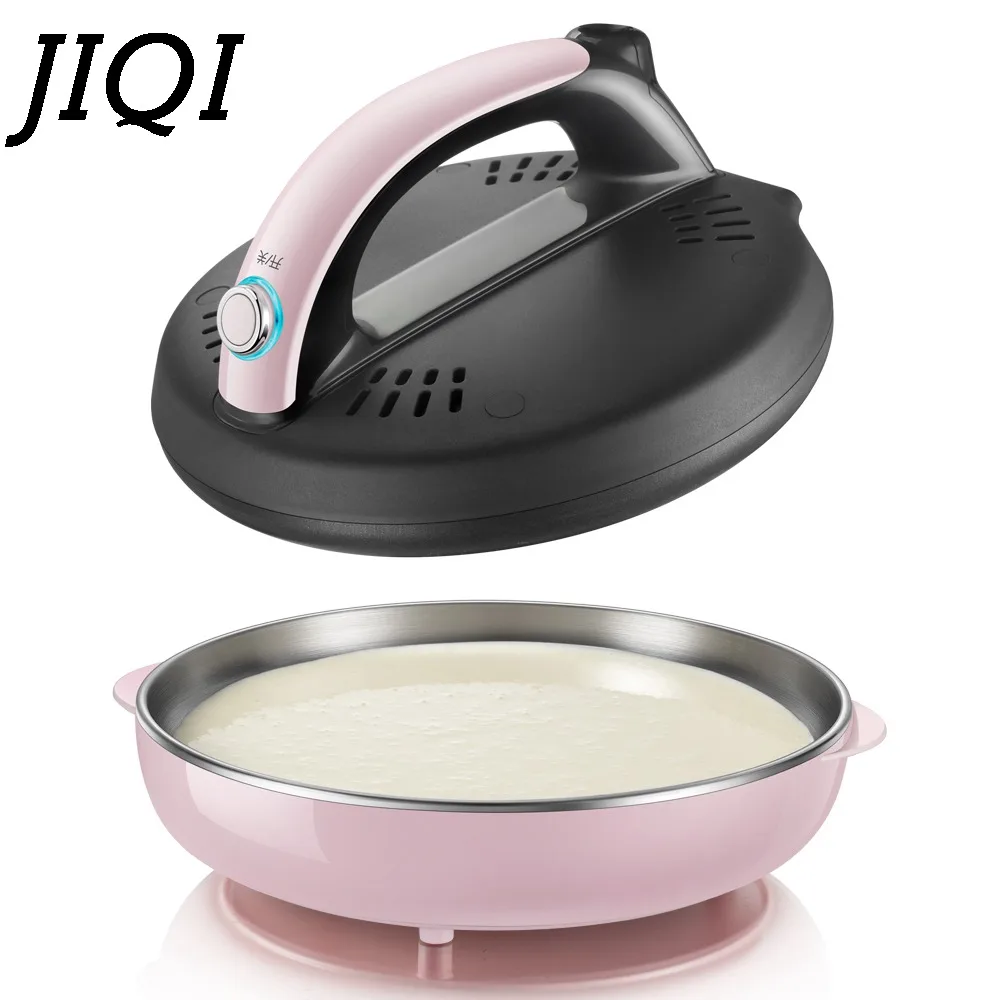  JIQI Automatic Non-stick Crepe Makers mini Pancake machine Pizza Maker Household Kitchen Tool elect - 32995638550