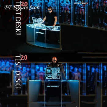 

1/6 Scale Iron Man Workbench 2.0 Text Desk Acrylic Holographic Workshop 12'' Figure Scifi Scene Accessory for 12'' Action Figure