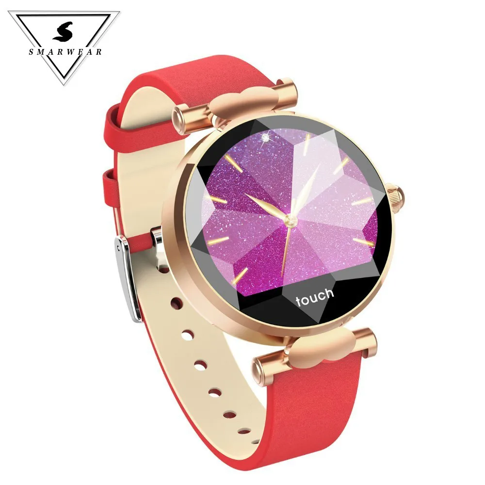

Diamond Face Watch Smart Bracelet Women Activity Fitness Tracker Heart Rate Monitor Ip67 Waterproof Blood Pressure Wristband