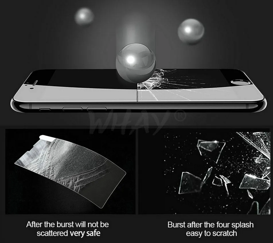 WHAY 5D Glass For Huawei P20 Pro Tempered Glass 9H Full Cover Round Case for Huawei P8 Lite 2017 P10 P20 Lite Screen Protector (6)