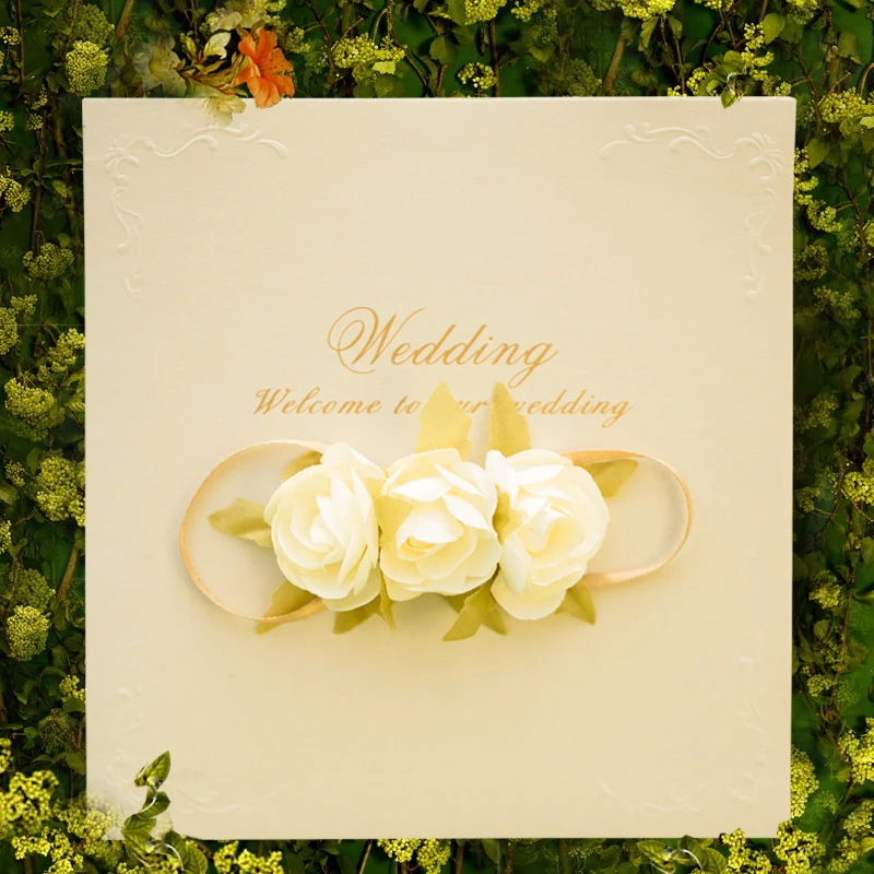  Wedding Invitation Vintage Wedding Bridal Shower Gift Greeting Card Party Supplies Decoration Weddi - 33061587999