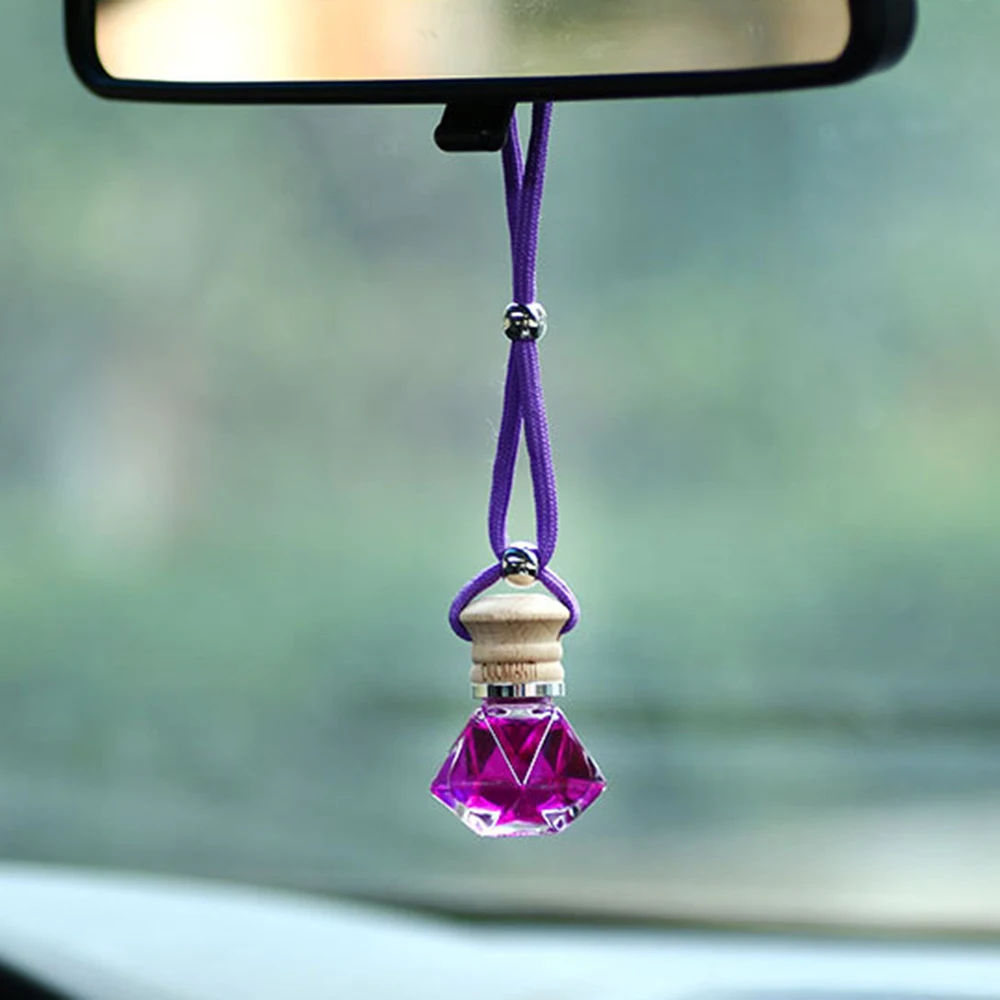 

Car Pendant Perfume Air Freshener Smell Fragrance Car Flavoring Diffuser Rearview Mirror Decoration Essential Oils Accessories