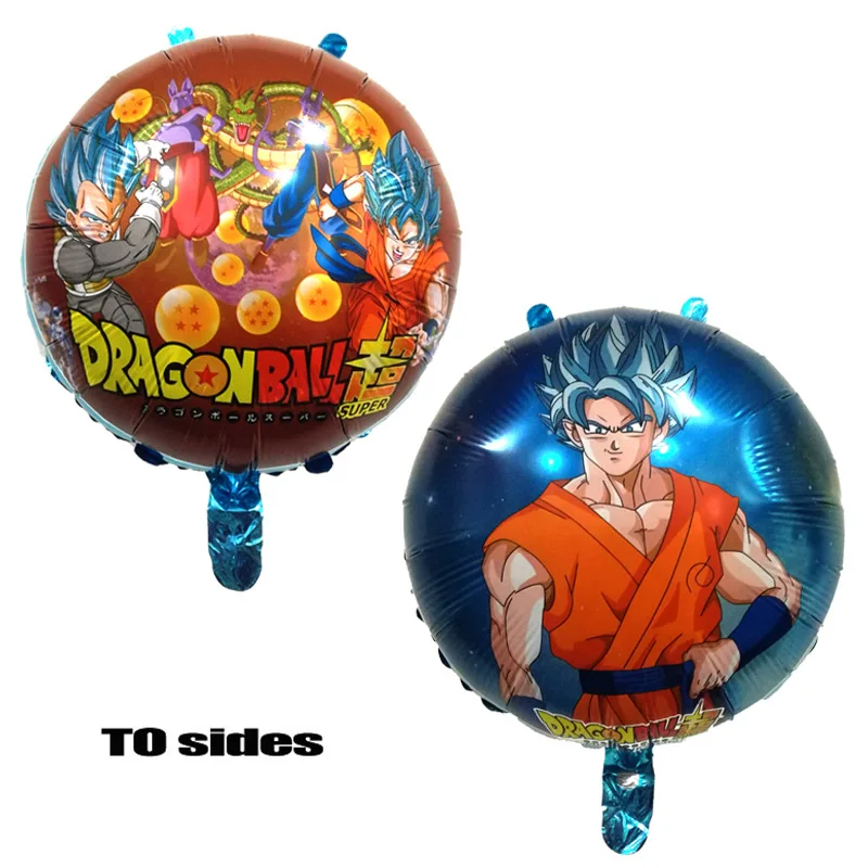 Новинка; Лидер продаж 5 шт./компл. мультфильм Dragon Ball Saiyan Goku Фольга шары День рождения воздушные шары для украшения гелиевые шары детский праздничный костюм DIY