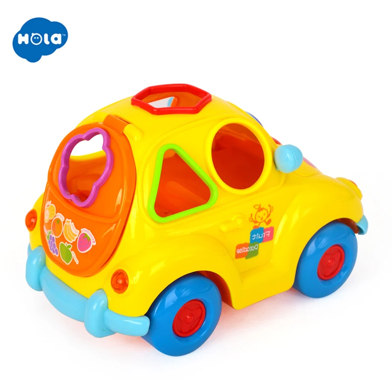 Kopen Hola 516 Baby Speelgoed Elektronische Auto Met Muziek   Licht   Puzzel   Fruit Vorm Sorteerders Leren Educatief Speelgoed Voor kinderen