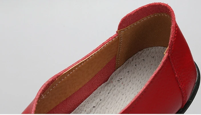 Summer Women'S Leather Shoes Woman Split Leather Loafers With Flowers Soft Flats Slip On Shoes For Women Moccasins Mother Shoes (16)