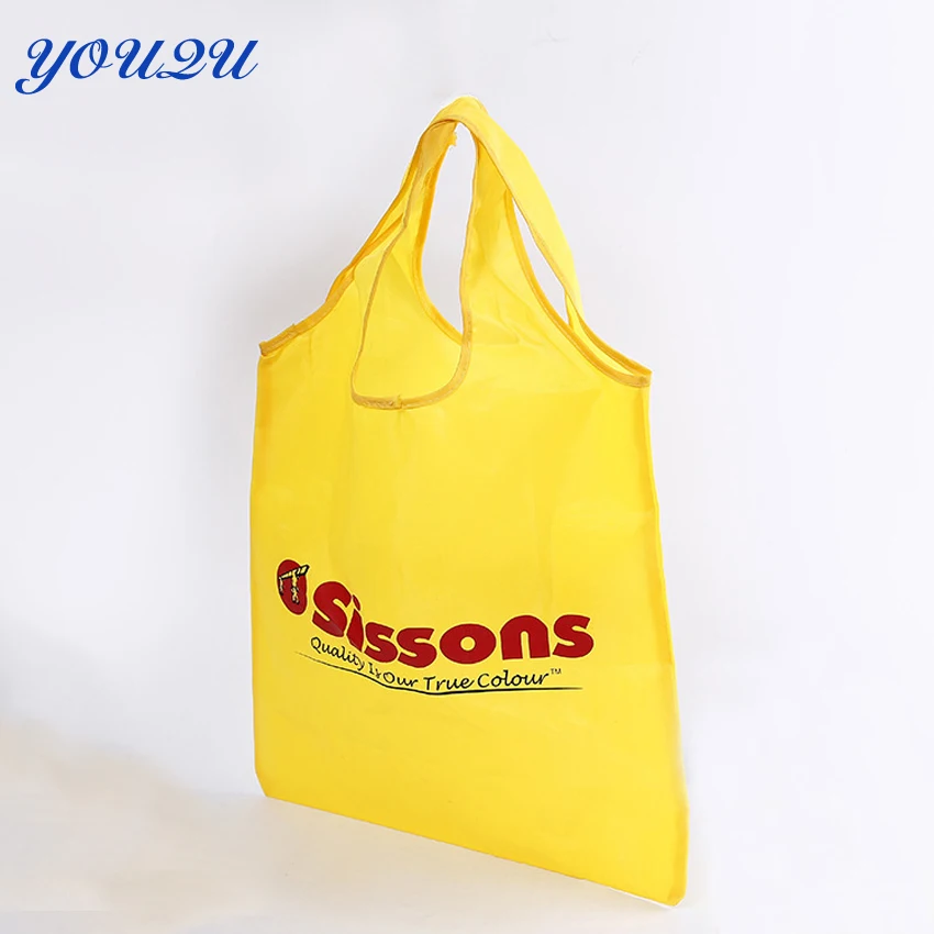 

reusable bag handle bag polyester bag lowest price escrow can be accepted