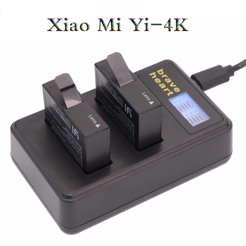 2x 1400mah original battery xiaomi yi ii xiami yi 4k batteries dual charger for xiaoyi 2x 1400mah original battery xiaomi yi ii xiami yi 4k batteries dual charger for xiaoyi