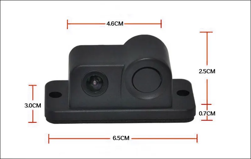2 in1 парковочная камера с датчиками черный реверсивный радар с датчиком автомобиля зеркало заднего вида Камера Реверсивный Камера Водонепроницаемый