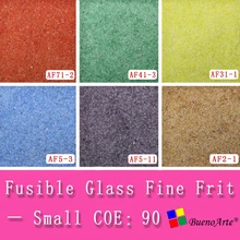 COE 90 Малый размер Fine Frit плавкий прозрачный цвет опал цвет стекло точки DIY ремесло лэмпворк