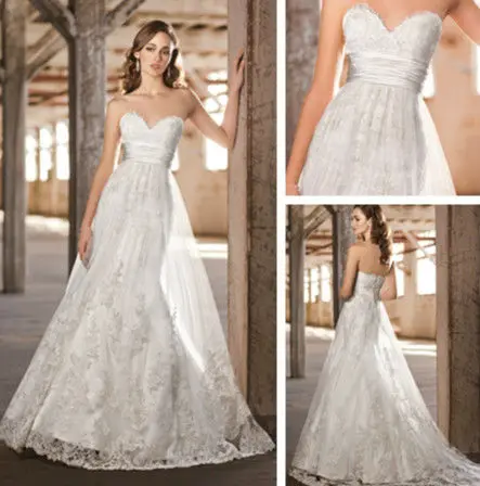Wedding Dresses with Waist Band