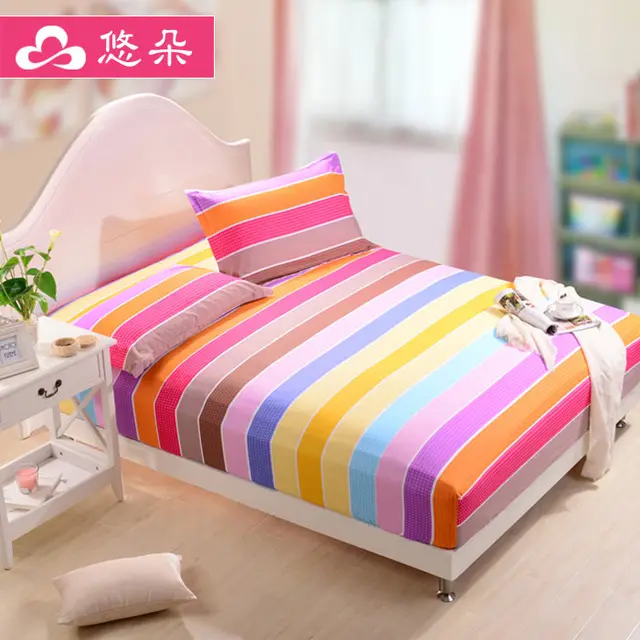 Home Textile Mattress Protective Cover Colored Mattress Cover Fitted