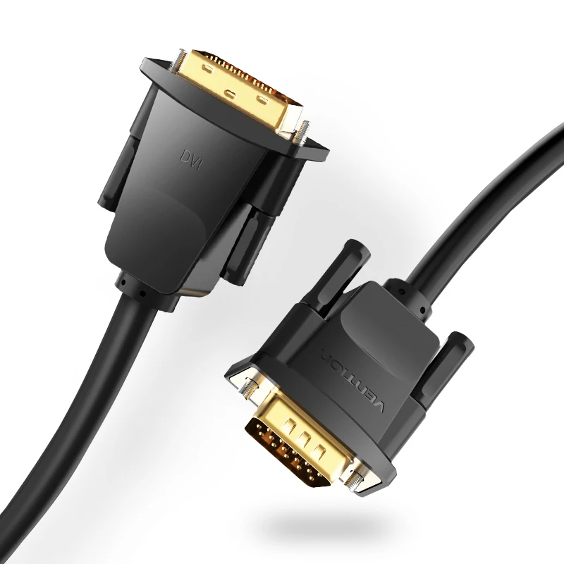 Адаптер Vention DVI к VGA адаптер 24 + 1 для ПК ноутбука ТВ проектора монитора|Кабели VGA| |
