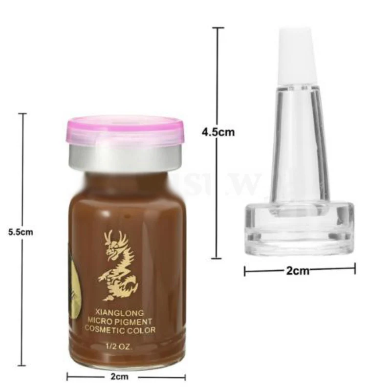 Permanent Eyebrow Tattoo Ink Professional Makeup Pigment 3D Micropigmentation Brows Ink Emulsions 3 Colors