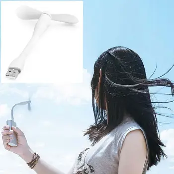 

Portable Min Laptop Desktop Notebook Super Mute PC USB Cooling Desk Fan White APE