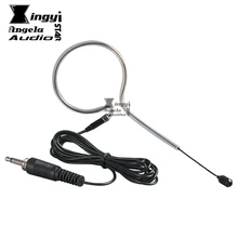 Single Earhook Headset Microphone 3.5mm Screw Plug Condenser Mic Microfon Mike For Karaoke Mixer Wireless Bodypack Transmitter