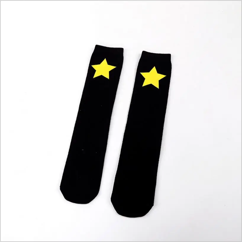 Kids Knee High Socks School White Socks Skate Children Baby Long Tube Leg Warm Girls Boys Football Stripes Cotton Sports - Цвет: kids Socks 8