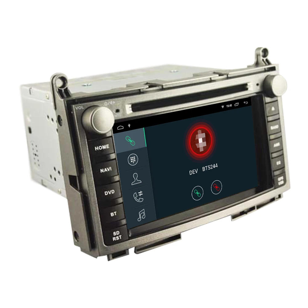 Discount Eunavi 2 din Quad core Android 8.1 Car DVD For TOYOTA AVENSIS 7 inch Radio GPS Navi Stereo head unit Multimedia player in dash 4