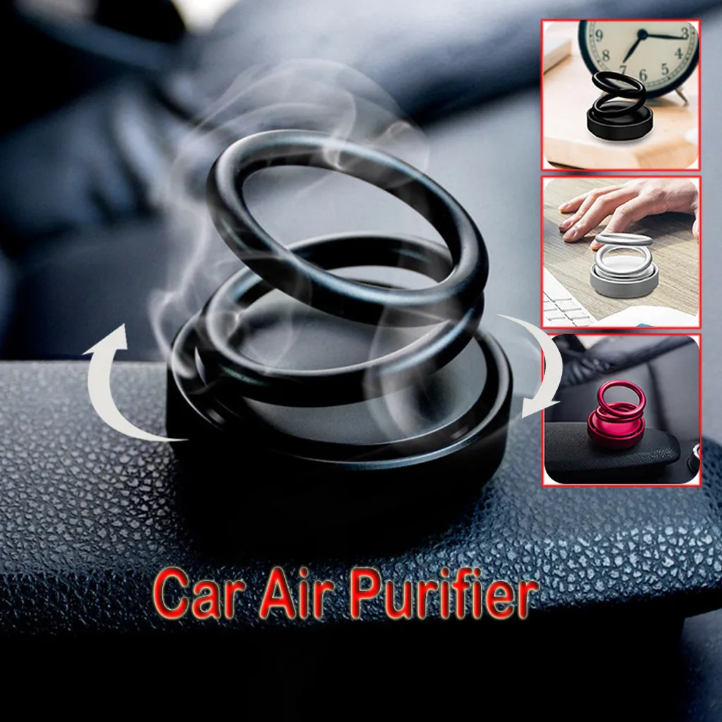 

Universal Flavoring in Car Air Freshener Automobiles Perfume Smell for Double loop rotation Scent Decor Perfumes Car Accessories