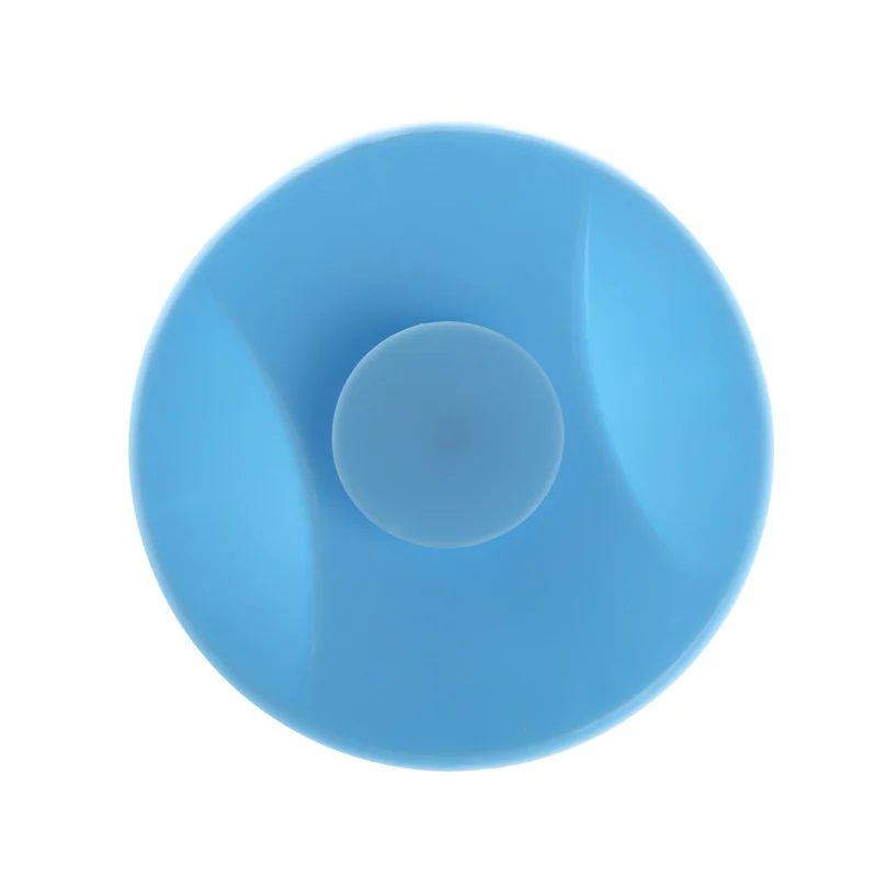 1 шт. силиконовый канализационный фильтр для раковины Сливная крышка душевой Слив для волос дуршлаги фильтр для ванной комнаты напольный слив предотвращает засорение - Цвет: Синий