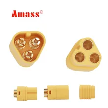 2 пары AMASS MT60 штекер двигателя Разъем набор для RC Мультикоптер Квадрокоптер самолет скидка 20