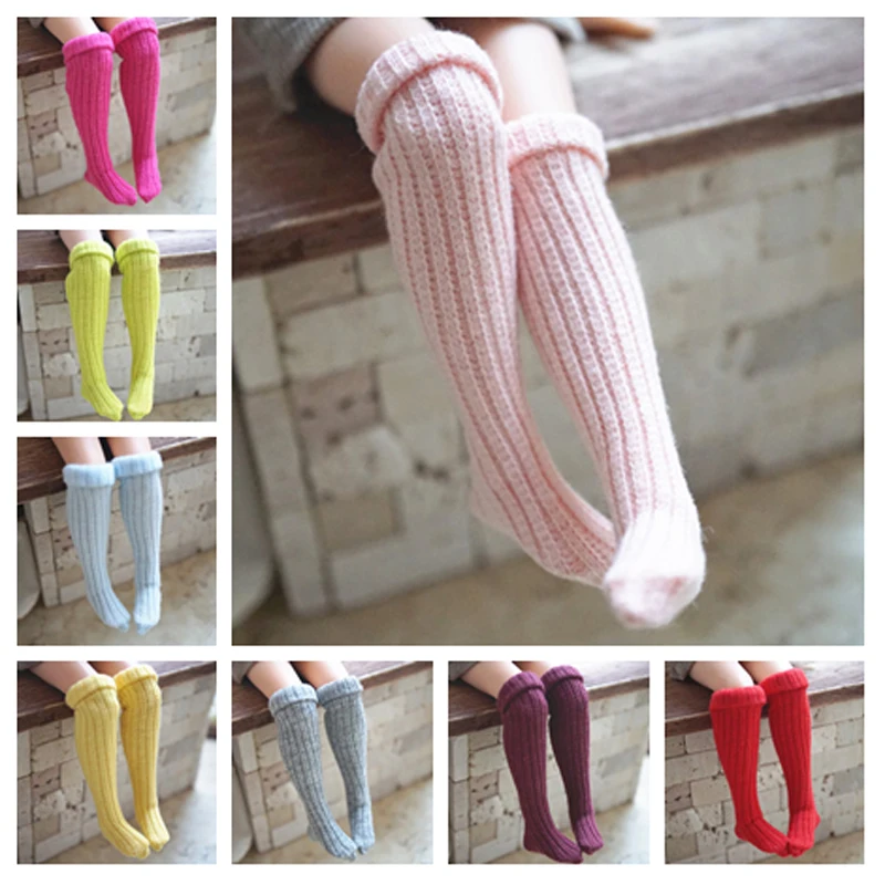 

Candy Color Assorted Winter Stocking for Blyth, Licca, Azone 1/6 Doll Clothes Accessories