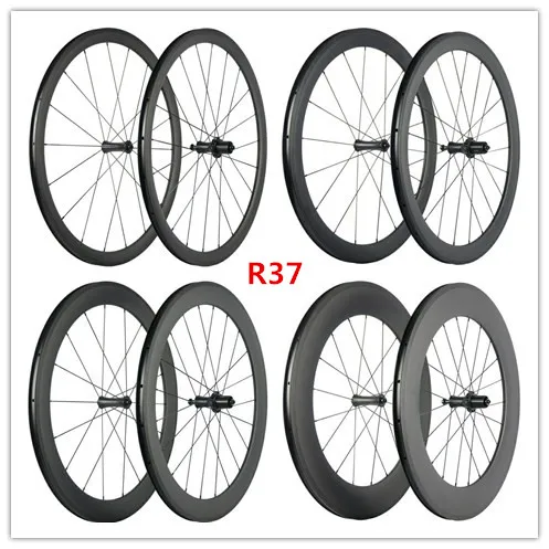 Best SuperTeam Carbon wheel 700C Road Bicycle wheelset  38/50/60/88mm 2