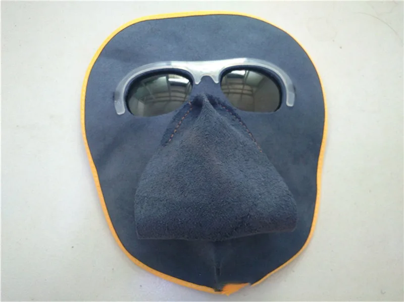 Сварочная маска для шеи защитная маска на голову кожаная защитная маска Антибликовая гладкая и гладкая