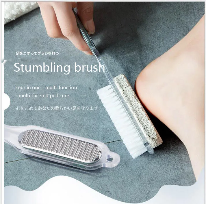 

New four-in-one remove dead skin to pedicure, horny friction stone ankle