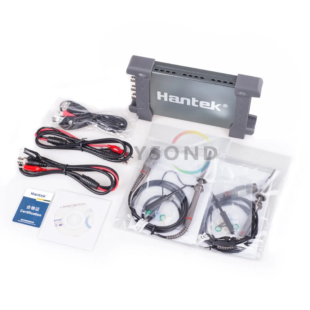 

O080 6074BC 4 Channel 1GSa/s 70Mhz Bandwidth Hantek PC Based USB Digital Storage Oscilloscope