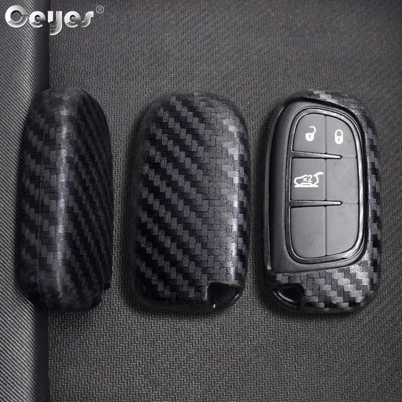 Car carbon fiber key cover for JEEP (5)