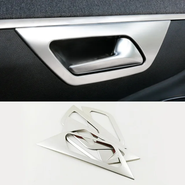 

Stainless Steel Door Handle Bowl Interior Decoration Cover Trim Car Styling For PEUGEOT 3008 GT 4008 5008 2017 2018 Accessories