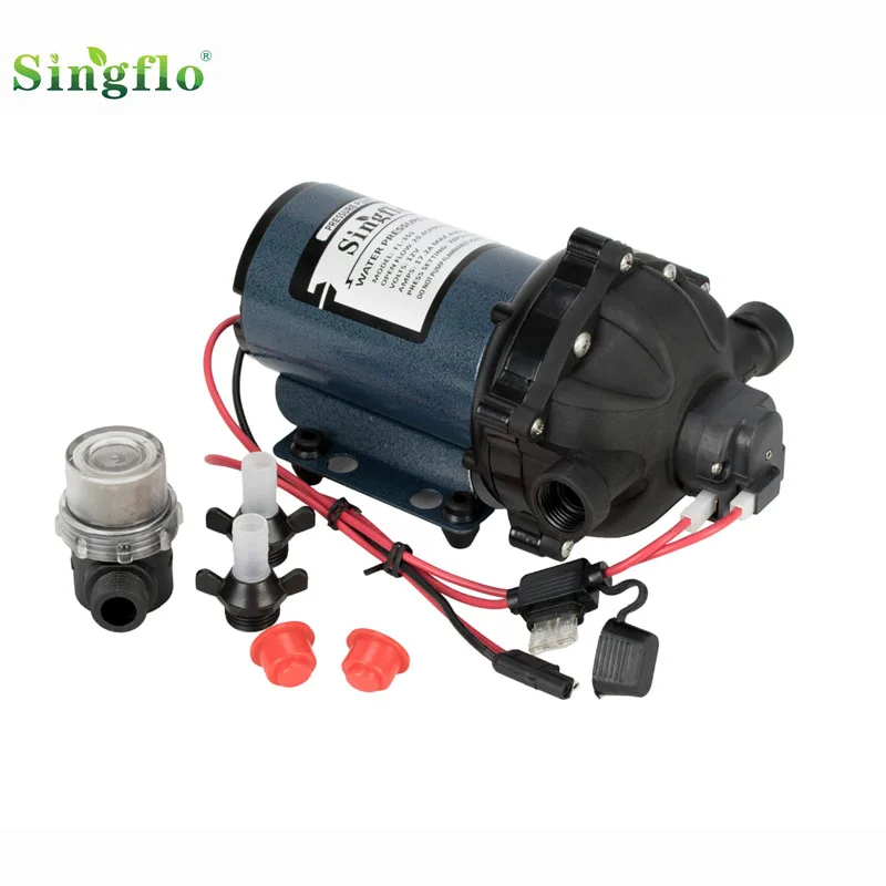 

12v 5.26GPM 20LPM 70psi high capacity self-priming wash down pump for boat/RV deck