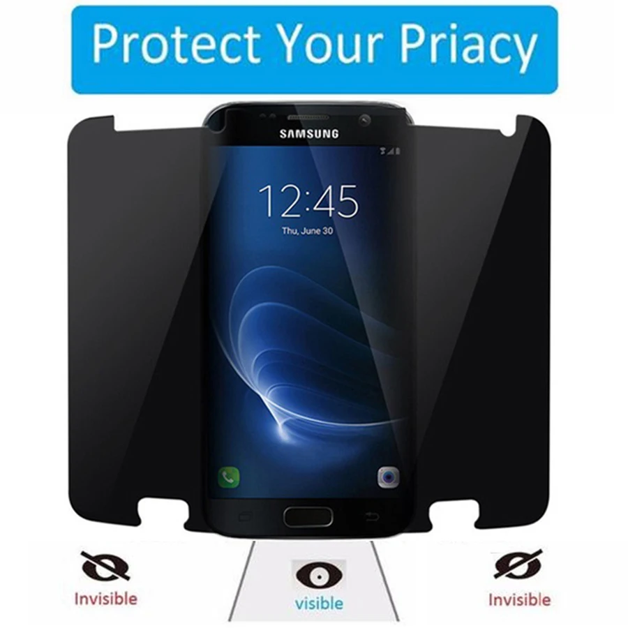 

Anti-Spy Privacy For Samsung Galaxy a5 2017 Screen Protector a3 a7 a6 a8 2016 2018 a plus Film Guard Cover Shield 2.5D Arc Edge