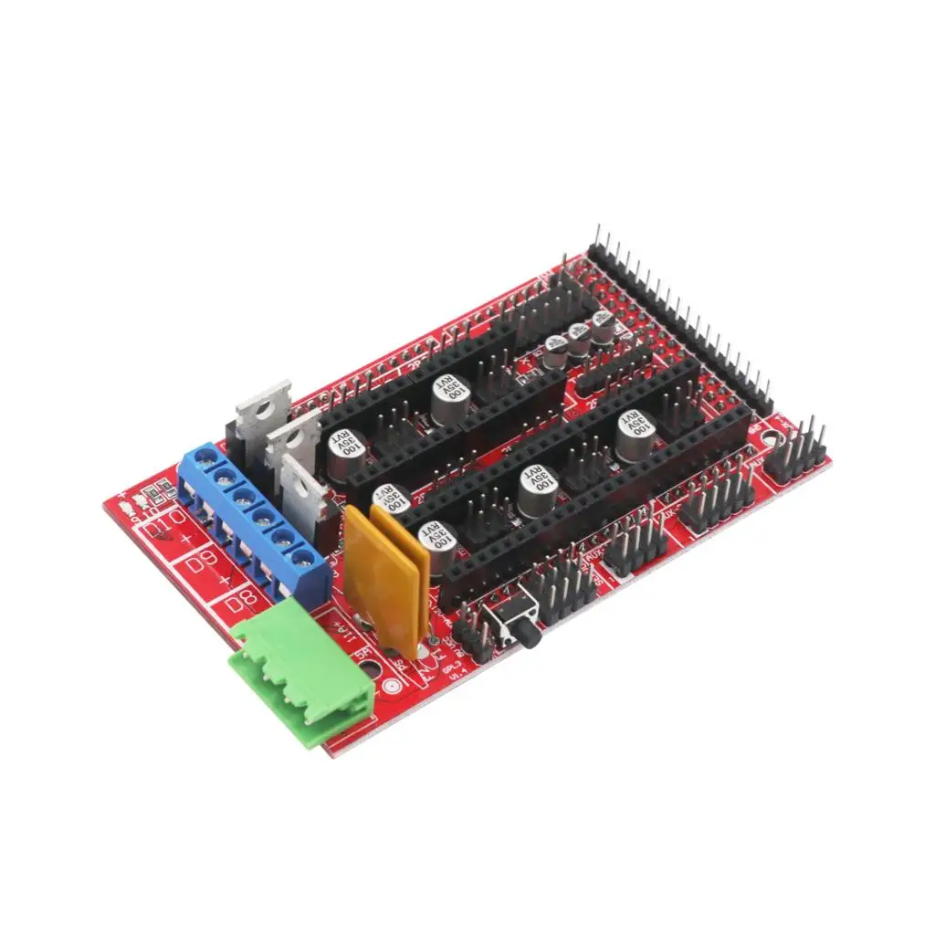 Комплект для 3D принтера CNC с платой Mega 2560 RAMPS 1 4 DRV8825 LCD 12864 Heatbed MK2b Arduino|ramps 1.4|reprap ramps 1.4