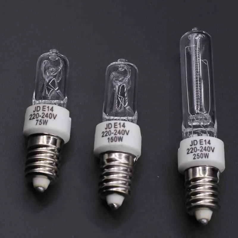 

Wholesale!jcd 220V-240v 75W 150w 250W E14 Frosted Screw Special Quartz Crystal Lamp E169