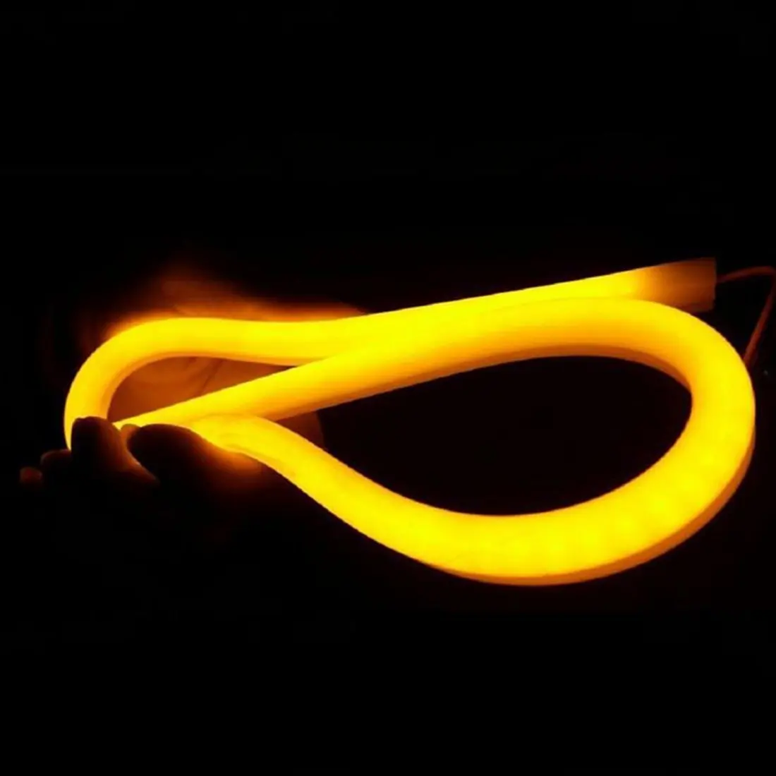 

Dual Color White-Amber Car Switchback LED Tube Strip Light Headlight DRL Daytime Running Light For Audi-Style Tube (2 x 30cm)