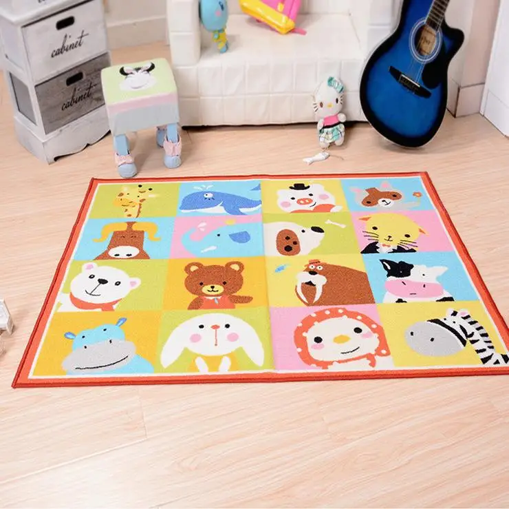 100x130 سنتيمتر النايلون الكرتون السجاد والسجاد الأطفال نوم الاطفال اللعب حصيرة مرحاض/منطقة خزانة البساط/الكلمة حصيرة