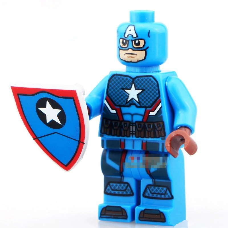 Kopen SingleSale SDCC Captain America Steve Rogers Burgeroorlog MARVEL SUPER HEROES De Avengers Minifig Monteren Bouwstenen KidsToy