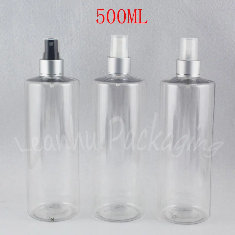 Download 500ML Transparent Flat Shoulder Plastic Bottle , 500CC ... Yellowimages Mockups