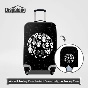 

Dispalang Painting Face Print Luggage Protective Cover Anti-scratch Elastic Suitcase Dust Rain Cover For 18-32 Inch Trolley Case