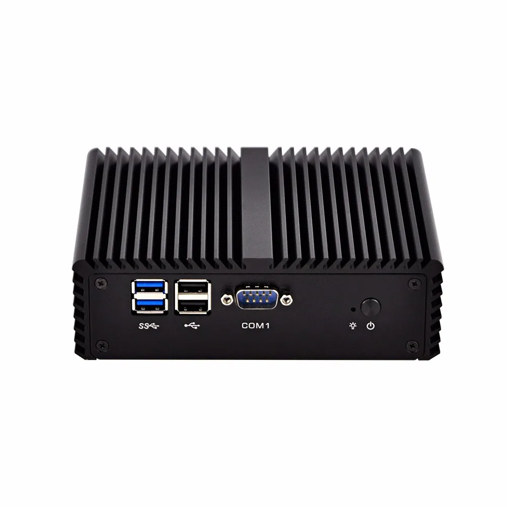 Qotom Dual Lan 4* COM мини-ПК Q410P с процессором 3215U(2 м кэш, 1,70 ГГц, Broadwell), применяется к POS systerm, промышленный ПК