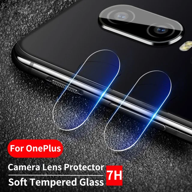 

3pcs Back Camera Lens Soft Tempered Glass For OnePlus 6T 6 T Protective Film Explosion-proof Screen Protector For A6010 A6013
