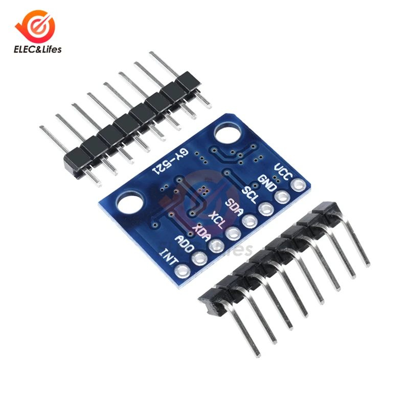 1 комплект межсоединений интегральных схем I2C GY-521 MPU-6050 MPU6050 3 оси аналоговый гироскоп Датчик акселерометра зарядная Модульная плата DC 3-5 V Для Arduino DIY Kit