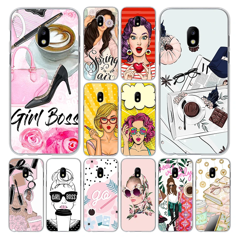 Lavaza и надписью Girl Boss Кофе чехол для телефона samsung Galaxy J7 J6 J5 J3 J1 J2 2018 2017 2016 2015 США ЕС