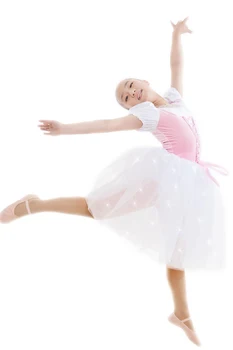 

Gymnastics Leotard For Girls Ballet Dress For Children Child Dance Clothes Female Children Costume Ballet Skirt Summer Leotard